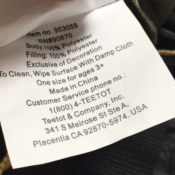 Special Forces Camouflage Child’s Dress Up Play Costume Vest - Picture 7 of 10